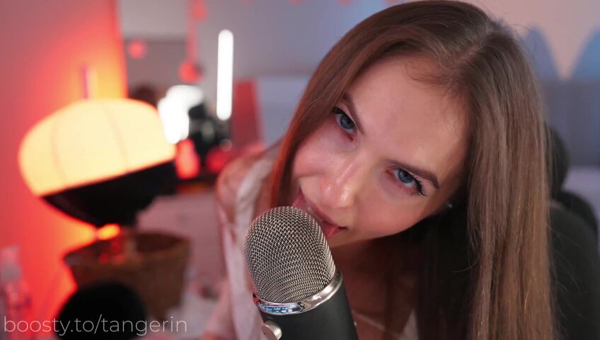 Tangerin - Soft Ear Licking (Close / Slow / Standing / Intense)