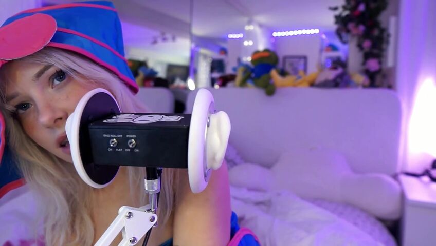 Dollblush ASMR - Dark Magician Girl Cosplay - Extended ASMR Ear Mic (Patreon)