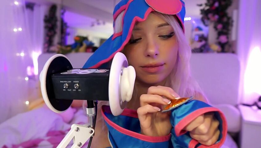 Dollblush ASMR - Dark Magician Girl Cosplay - Extended ASMR Ear Mic (Patreon)