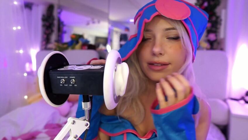Dollblush ASMR - Dark Magician Girl Cosplay - Extended ASMR Ear Mic (Patreon)