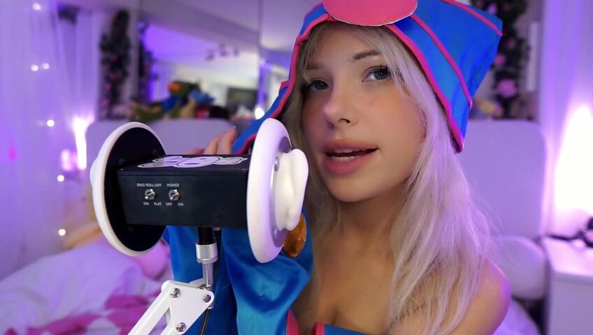 Dollblush ASMR - Dark Magician Girl Cosplay - Extended ASMR Ear Mic (Patreon)