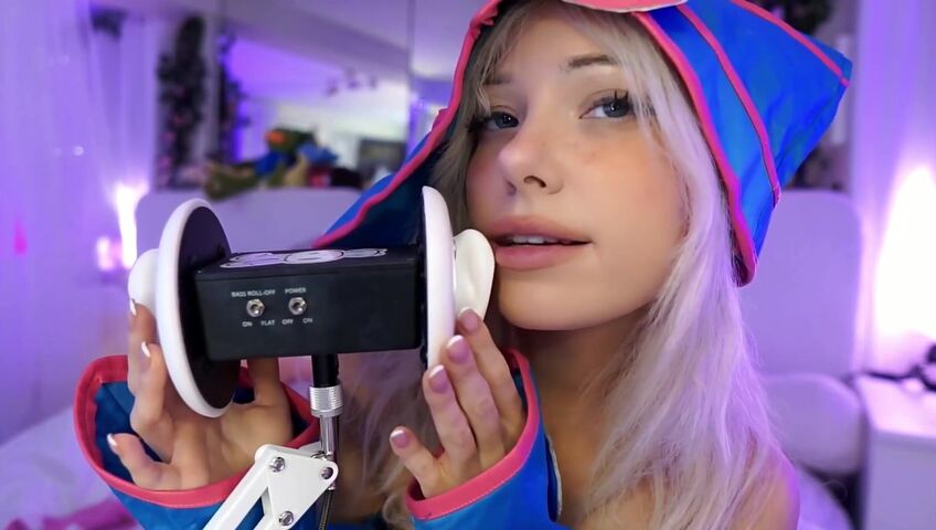 Dollblush ASMR - Dark Magician Girl Cosplay - Extended ASMR Ear Mic (Patreon)