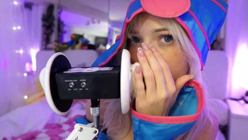 Dollblush ASMR - Dark Magician Girl Cosplay - Extended ASMR Ear Mic (Patreon)