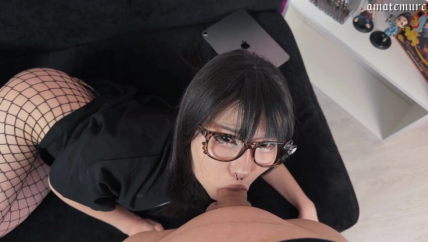 amatemure - Goth Asian Teen Like Femdom and Rough Facial