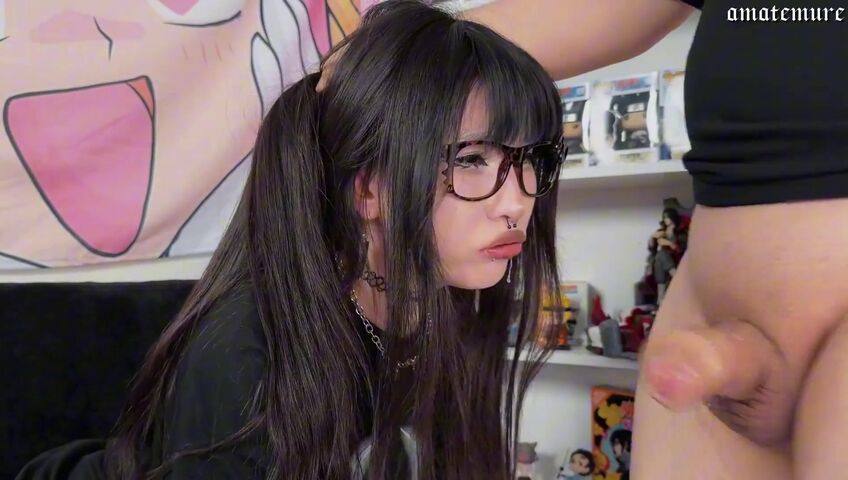 amatemure - Goth Asian Teen Like Femdom and Rough Facial