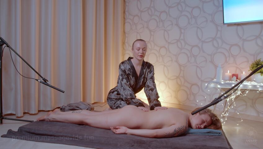 ASMR Massage - 20 March 2026 - Relaxing NU Body Connection Massage by Caroline to Yolana​