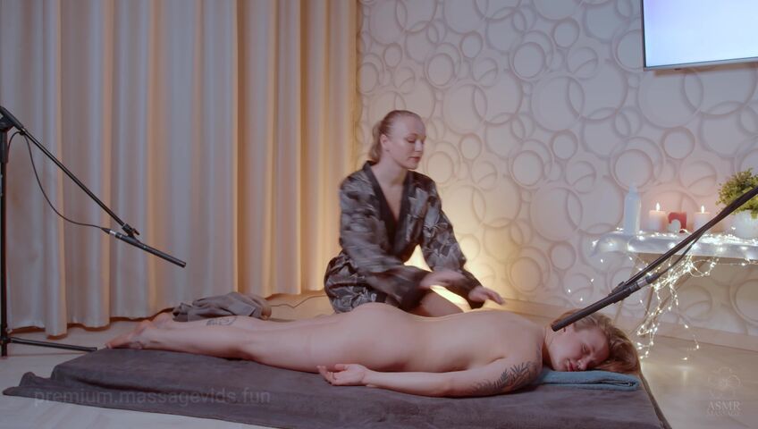 ASMR Massage - 20 March 2026 - Relaxing NU Body Connection Massage by Caroline to Yolana​