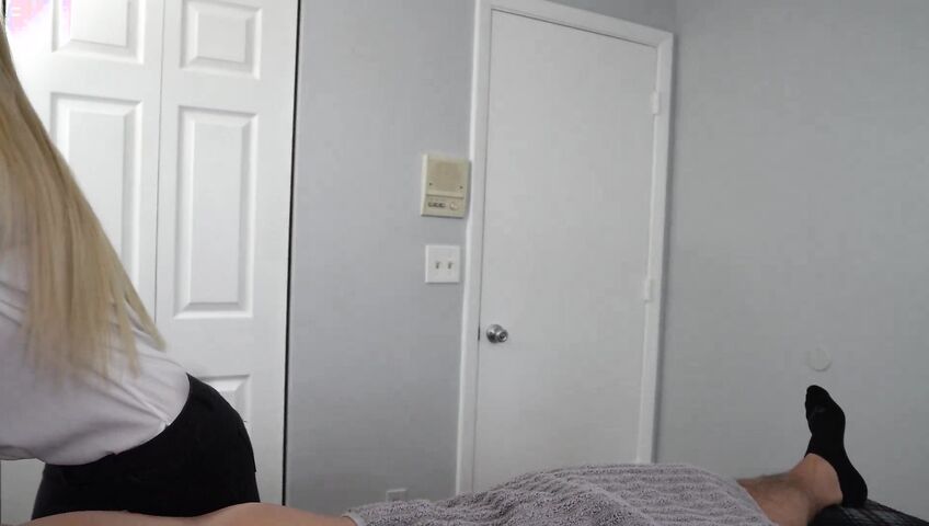 Addie Andrews FIT BLONDE Slow Sensual Blow Job Edging Pro -TTS0E0