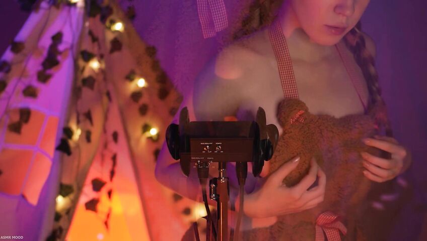 ASMR Mood R_E_STUDIO 泰迪熊果体围裙