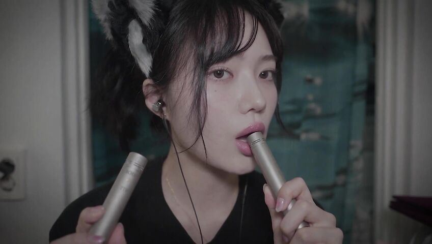 ASMR Nareun R_E_STUDIO 小勾勾给你舔耳朵????