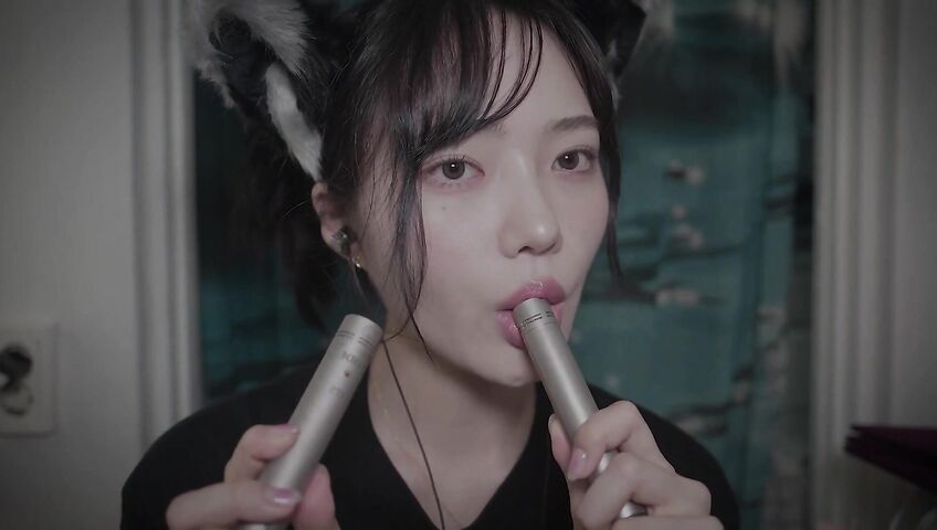 ASMR Nareun R_E_STUDIO 小勾勾给你舔耳朵????