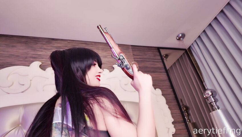 Aery Tiefling Gets Fucked A Kurumi Tokisaki - 4K, Blowjob, Sex, Purple Hair, Roleplay, Cosplay, Costume, Cowgirl, Reverse Cowgirl, Dick Riding, Missionary, Doggy Style, Big Ass, Big Sexy Ass, Bubble Butt, Creampie, Balls Deep, Balls Deep Va